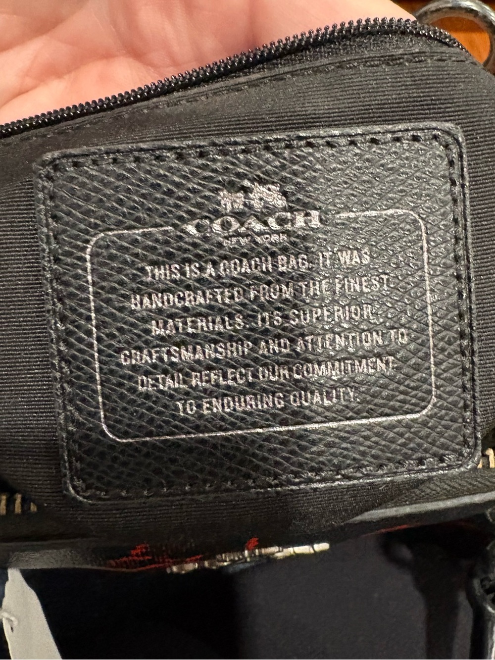 Coach Mia Floral Mini Satchel Crossbody | Black Pebbled Leather Floral Print - Picture 5 of 14